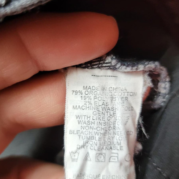 Prana Denim Dark Gray 12R/31 Wide Straight Leg Pants - Picture 7 of 8